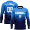 Custom Soccer Jerseys and Short with Pocket Personalized Round Neck Long Sleeve Shirts Uniform Printed Name Number view 2
