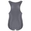 Agoky Men's U Neck Sleeveless Leotard Vest Shirt Oil Bodysuit Sports Wrestling Singlet Jumpsuits Dark Grey Medium view 4