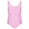 LiiYii Men's High Elastic Fitness Shiny Oil Glossy Silky Bodysuit Slim Sleeveless Jumpsuits Romper Pink X-Large view 3