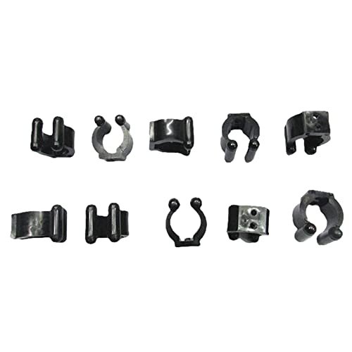 10Pcs Billiard Cue Clips Fishing Rod Storage Clips Pool Snooker Table Rack Clip Cue Locating Clip Holders for Pool Cue Racks (L)