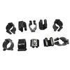 10Pcs Billiard Cue Clips Fishing Rod Storage Clips Pool Snooker Table Rack Clip Cue Locating Clip Holders for Pool Cue Racks (L) view 4