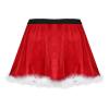 Alvivi Women's Faux Fur Trim Mini Miss Santa Claus Tutu Skirt Skater Dance A-line Flared Skirts Flared Skirts Large view 2