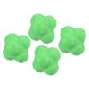 PATIKIL Bounce Reaction Balls, 4 Pack Coordination Ball Agility & Speed Reflex Training Game Sports Ball TPR High Difficulty for Baseball Soccer Softball Basketball, Green view 1