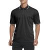 Thapower Men's Polo Referee Shirt Softball & Baseball Official Ref Shirt Umpire Jersey Costume Short Sleeve, Chest Pocket view 2