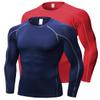 Men's Compression Shirts Long Sleeve, Base-Layer Quick Dry Workout T Shirts Sports Running Tops for Gym view 1