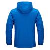 Maiyifu-GJ Men's Lightweight Windproof Windbreaker Outdoor Waterproof Rain Shell Coat Breathable Zip Up Hoodie Jacket (Blue,3X-Large) view 2