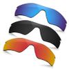 TRUSHELL Polarized Replacement Lenses for Oakley Radarlock XL OO9196 OO9170 Sunglasses -Ocean Blue+Black+Fire Red view 1