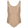 Zaldita Men's Oil Shiny Bodysuit Tank Vest Tops One Piece Shapewear High Elastic Tights Slim Leotard Coffee Medium view 3