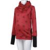 Maternity Hoodie Sweatshirts Long Sleeves Shirt Casual V Neck Pregnancy Tunic Top angaroo Pocket (Red, XL) view 2