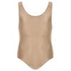 Agoky Men's U Neck Sleeveless Leotard Vest Shirt Oil Bodysuit Sports Wrestling Singlet Jumpsuits Coffee X-Large view 3