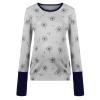 Maternity Hoodie Sweatshirts Long Sleeves Shirt Casual V Neck Pregnancy Tunic Top angaroo Pocket (Silver, S) view 2