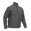 Maiyifu-GJ Men's Full-Zip Softshell Tactical Jacket Fleece-Lined Jackets Windbreaker Hiking Winter Outdoor Windproof Jacket (Grey,3X-Large) view 2