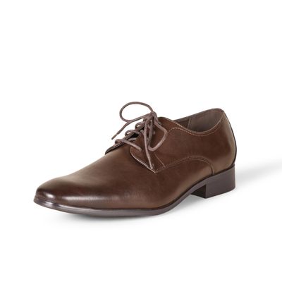 Amazon Essentials Men's Derby Shoe, Dark Brown, 8