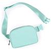 ODODOS Unisex Mini Belt Bag with Adjustable Strap Small Fanny Pack for Workout Running Traveling Hiking, Icing Blue view 1