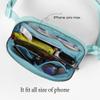 ODODOS Unisex Mini Belt Bag with Adjustable Strap Small Fanny Pack for Workout Running Traveling Hiking, Icing Blue view 2