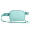 ODODOS Unisex Mini Belt Bag with Adjustable Strap Small Fanny Pack for Workout Running Traveling Hiking, Icing Blue view 3