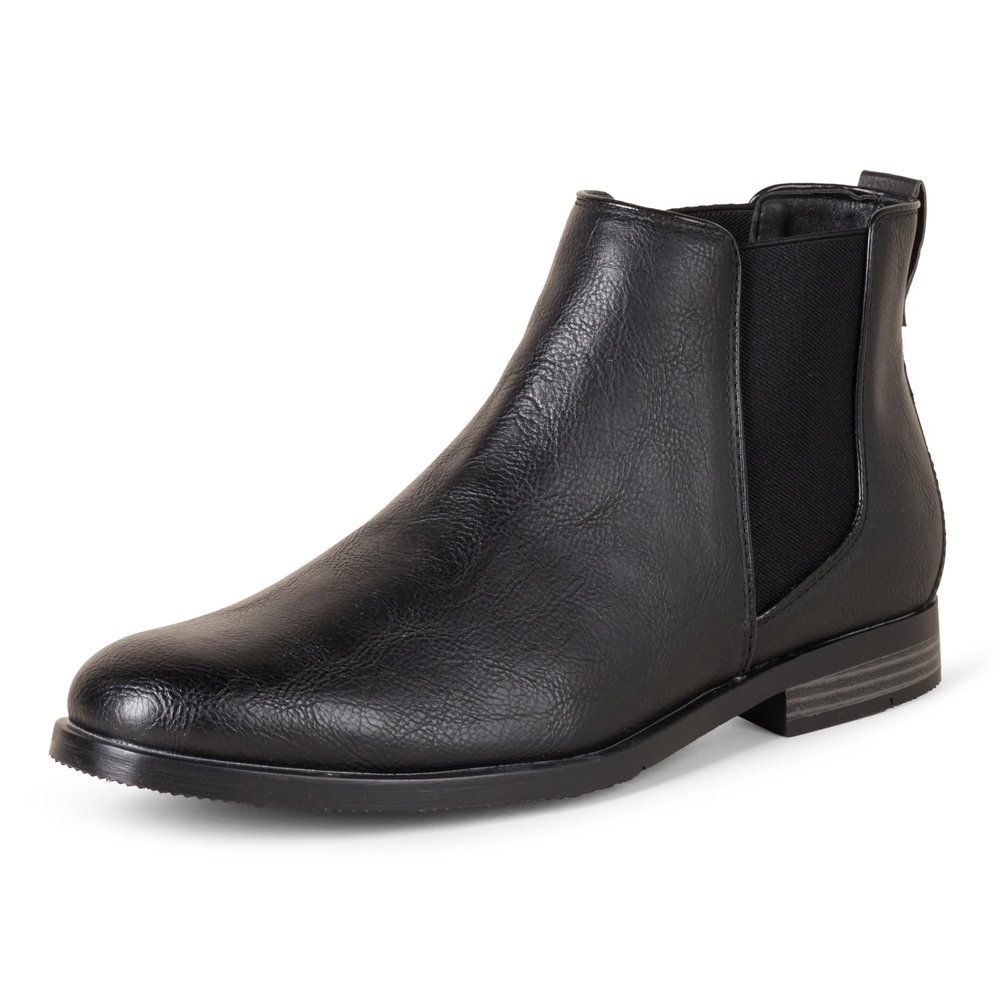 Amazon Essentials Men's Chelsea Boot, Black, 7.5