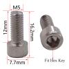 20pcs Water Bottle Cage Bolts M5 x 12mmDrink Cup Holder Screws for MTB Bicycle view 2