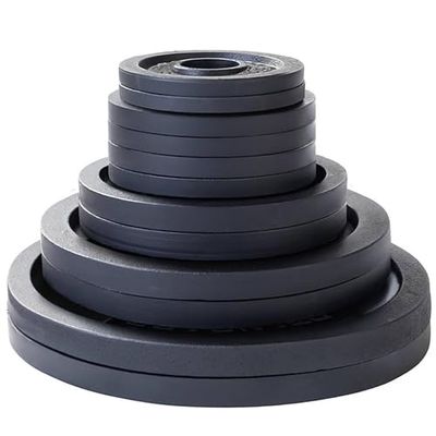 French Fitness Cast Iron Olympic Weight Plate V1 Set 260 lbs (New)
