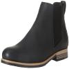 Amazon Essentials Men's Slip On Chelsea Ankle Boot, Black Faux Leather, 7.5