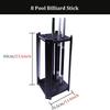 SLLSHG 8 Pool Cue RackWooden Corner Floor Pool Stick Holder, Small Pool Cue Rack with Rubber Circle Pads, for Game Room/Pool Room/par view 3