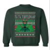 ALLNTRENDS Turtleman Its Turbo Time Ugly Christmas Sweater Xmas Party Adult Sweatshirt (2XL, Forest Green) view 1