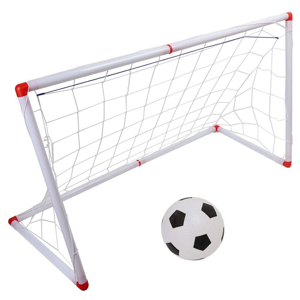 Goal Post for Garden, Backyard Soccer Goals Portable Outdoor Soccer Goal with Net Steel Post Metal Soccer Net with Ground Stakes Folding Backyard Soccer Goal Mini Goals