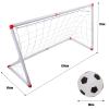Goal Post for Garden, Backyard Soccer Goals Portable Outdoor Soccer Goal with Net Steel Post Metal Soccer Net with Ground Stakes Folding Backyard Soccer Goal Mini Goals view 2