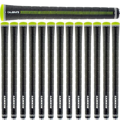 Lamkin Sonar+ Wrap with Calibrate Reminder Ribbed Golf Grips - 13 Pack Bundle