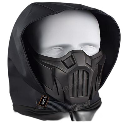 Airsoft Skull Mask Balaclava MaskCombination Suit, Cyberpunk Tactical Mask Outdoor Riding Halloween Mask, for Cosplay CS Game