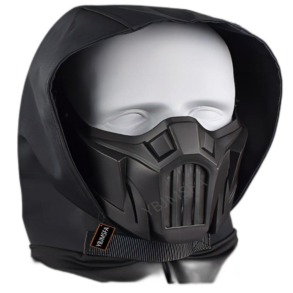 Airsoft Skull Mask Balaclava MaskCombination Suit, Cyberpunk Tactical Mask Outdoor Riding Halloween Mask, for Cosplay CS Game