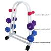 BELUND Dumbbell Rack 3Tier Weight Rack for Dumbbells Compact Dumbell Rack Stand Only for Home Gym Weight Stand,Rack Only view 4