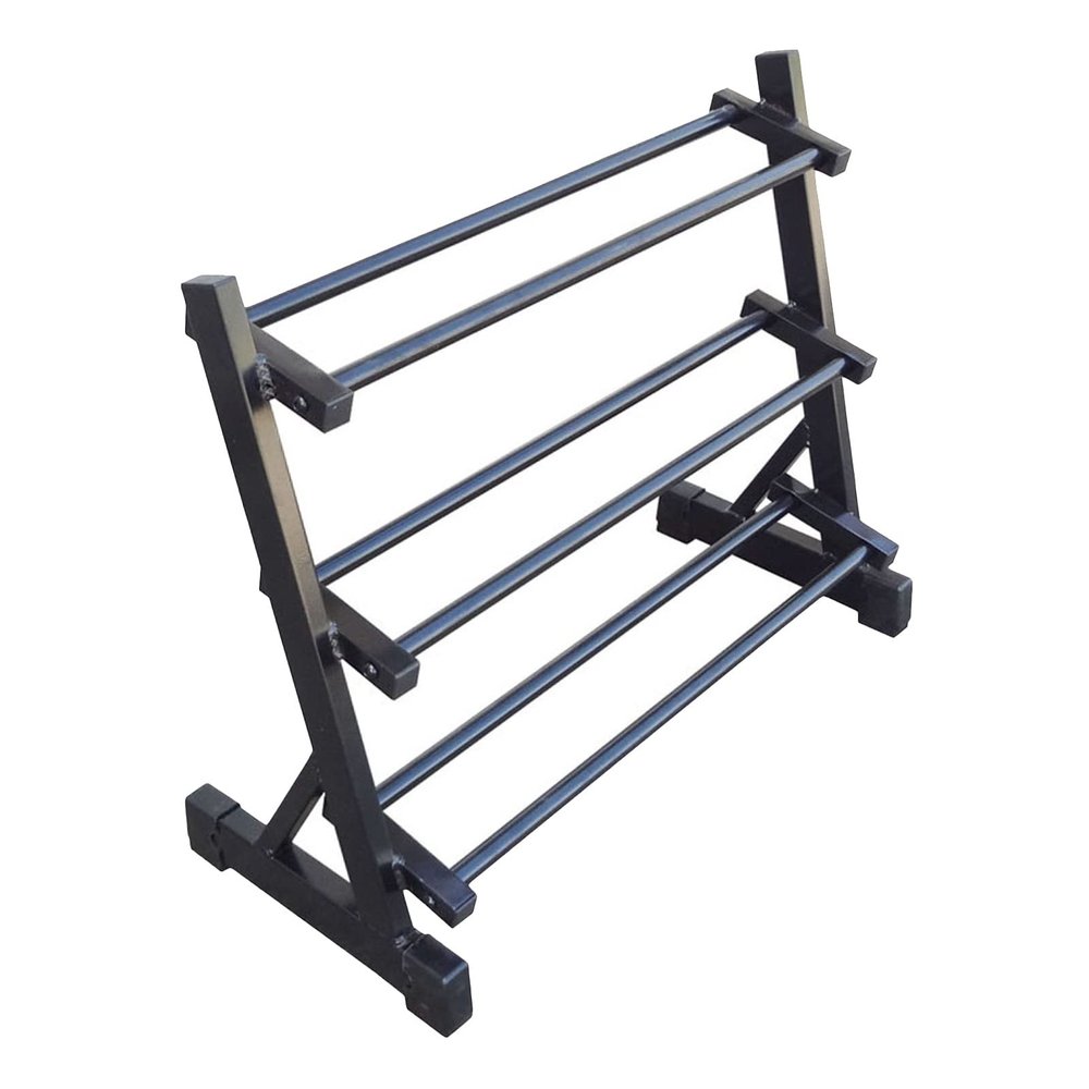 BELUND 3Tier Dumbbell Rack Stand, Dumbbell Bench Kettlebell Rack Stand for Home Exercise, Weight Rack Storage Rack for Dumbbells