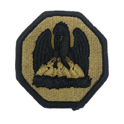 US Army Louisiana National Guard OCP Patch with Hook Fastener