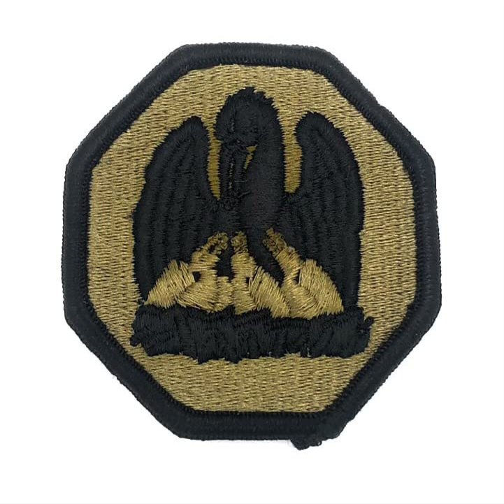 US Army Louisiana National Guard OCP Patch with Hook Fastener
