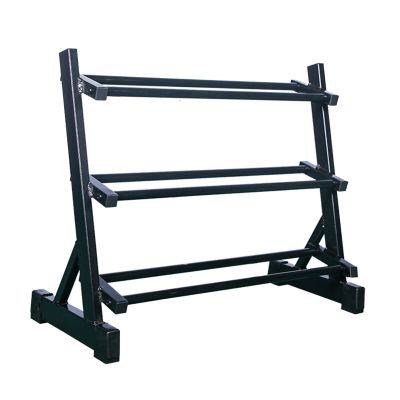 BELUND Dumbbell Rack Stand Weight Rack for Dumbbells Home Gym Storage 3 Tier Steel Kettlebell Stand Weight Stand Bearing 440Lbs