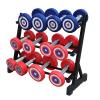 BELUND Dumbbell Rack Stand Weight Rack for Dumbbells Home Gym Storage 3 Tier Steel Kettlebell Stand Weight Stand Bearing 440Lbs view 3