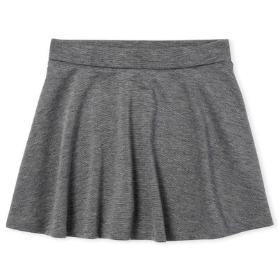 The Children's Place,Girls,Uniform Ponte Knit Skort,Dkhtrgray,XSmall (4)