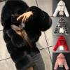 TIMIFIS Plus Size Fur Coat for Women Winter Fleece Jackets with Hood Thicken Warm Cardigan Fleeced Lined Overcoats view 3