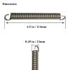 2 PCS Hot Foot REPL.Replacement Spring for Johnson Evinrude OMC Suzuki Mercury Outboards Engine Remote Accelerator Pedal Marine Hot Pro Side Load,Boat Foot Throttle Control Pedal Repair Spring STD. view 3