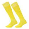 cdar Soccer Socks,Color Stretchy Compression Knee High Tube Socks Football Athletic Socks for Men Women Teens Yellow view 1