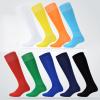 cdar Soccer Socks,Color Stretchy Compression Knee High Tube Socks Football Athletic Socks for Men Women Teens White view 2