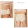 4 Pack Women Plus Size Seamless Panties High Waist Breathable Cotton Crotch Underwear with Cute Bow Lace Stretch Briefs (Color : Print Combination E, Size : 2XL) view 3