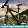 X AUTOHAUX 33.9x550mm Bicycle Seat Post Aluminum Alloy Seat Tube with Scale Mark Black Universal for MTB Mountain Bike view 2