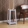 SLLSHG White Floor Stand Pool Stick Holder, Small Modern Cue Rack Display Stand for Game Room Golf Clubs - Holds 8 Billiard Cues, Tall 60cm view 2