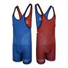 Exxact Sports Reversible Men's Wrestling Singlet, High-Performance Powerlifting Singlet, Wrestling Singlets for Men (Red/Royal Blue, A2XL) view 1
