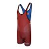 Exxact Sports Reversible Men's Wrestling Singlet, High-Performance Powerlifting Singlet, Wrestling Singlets for Men (Red/Royal Blue, A2XL) view 2