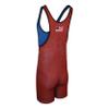 Exxact Sports Reversible Men's Wrestling Singlet, High-Performance Powerlifting Singlet, Wrestling Singlets for Men (Red/Royal Blue, A2XL) view 3