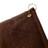 101 BEACH Cotton Bowling Towel with Clip (Brown) view 3