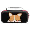 Cute Dog Corgi Carrying Case for Switch Lite Portable Travel Storage Bag for Accessories Games view 1